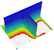 RTM: Filling simulation for T-detail